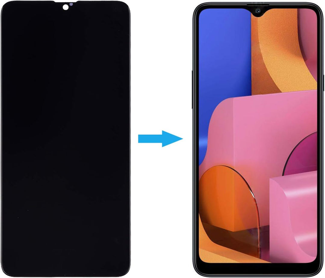 Duotipa Display Kompatibel mit Samsung Galaxy A20S SM-A207F/DS 6.5 inch LCD Display Bildschirm Digit