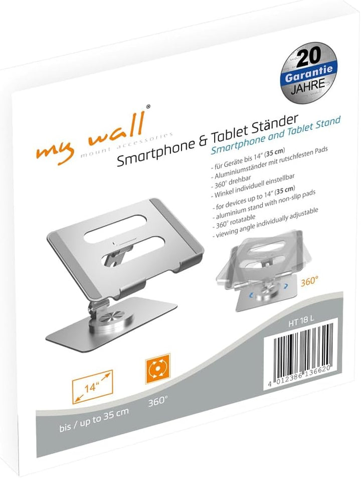 mywall HL12WML Klappbarer, motorisierter Deckenhalter für Flachbildschirme 23-55 Zoll (58-140cm) bis