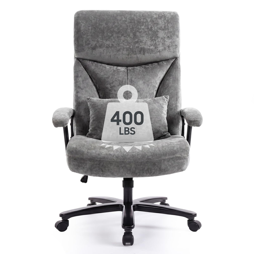 Asukale Bürostuhl Ergonomisch 200KG, Schreibtischstuhl Computerstuhl Office Chair, Hoher Rücken Ergo
