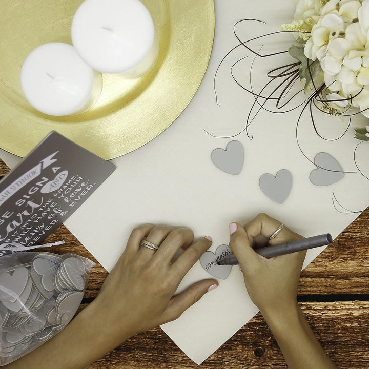 Pearhead Mr & Mrs Wishes Frame, Cherish Wedding Memories, Alternative Guest Book Signature Ideas, We