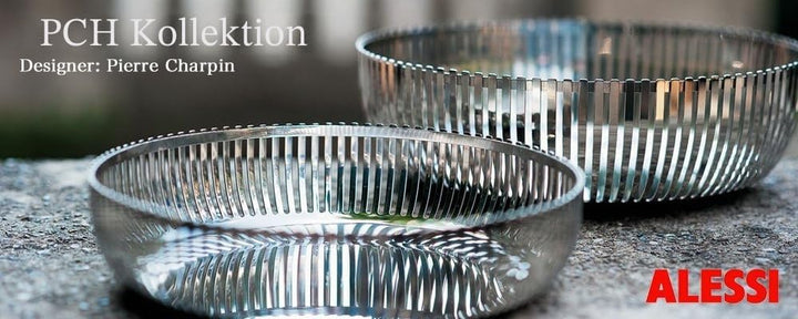 Alessi Obstschale aus Edelstahl, Silber,22 x 25 x 15 cm Silber 22 x 25 x 15 cm, Silber 22 x 25 x 15