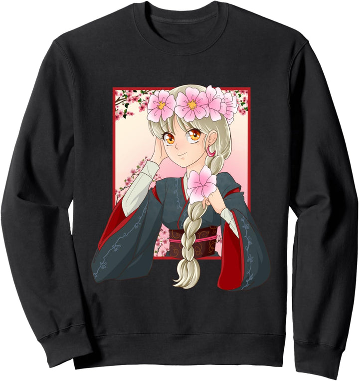 Ästhetisches Japanisches Anime Girl I Otaku I Manga Kawaii Sweatshirt