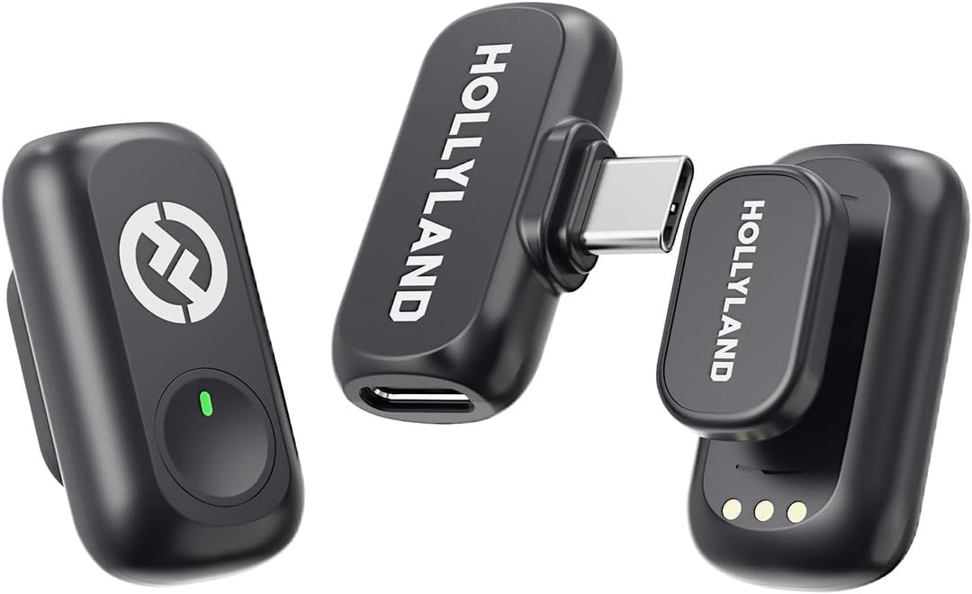 Hollyland Lark A1 Duo Wireless Mikrofon mit USB-C RX und Ladecase