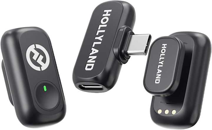 Hollyland Lark A1 Duo Wireless Mikrofon mit USB-C RX und Ladecase