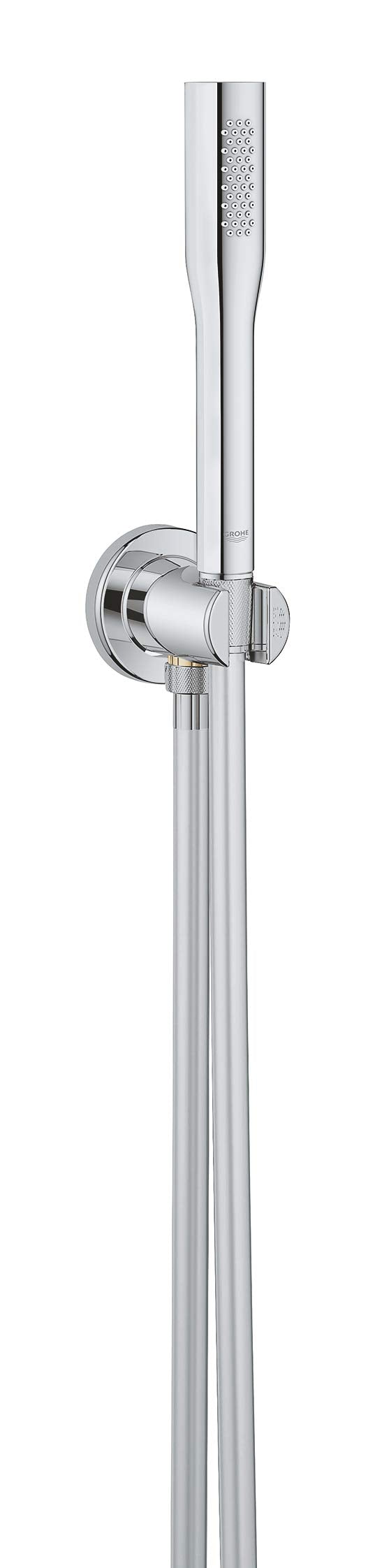 GROHE Euphoria Cosmopolitan| Handbrause mit 1 Strahlart | inkl. Brauseschlauch & Wandanschlussbogen