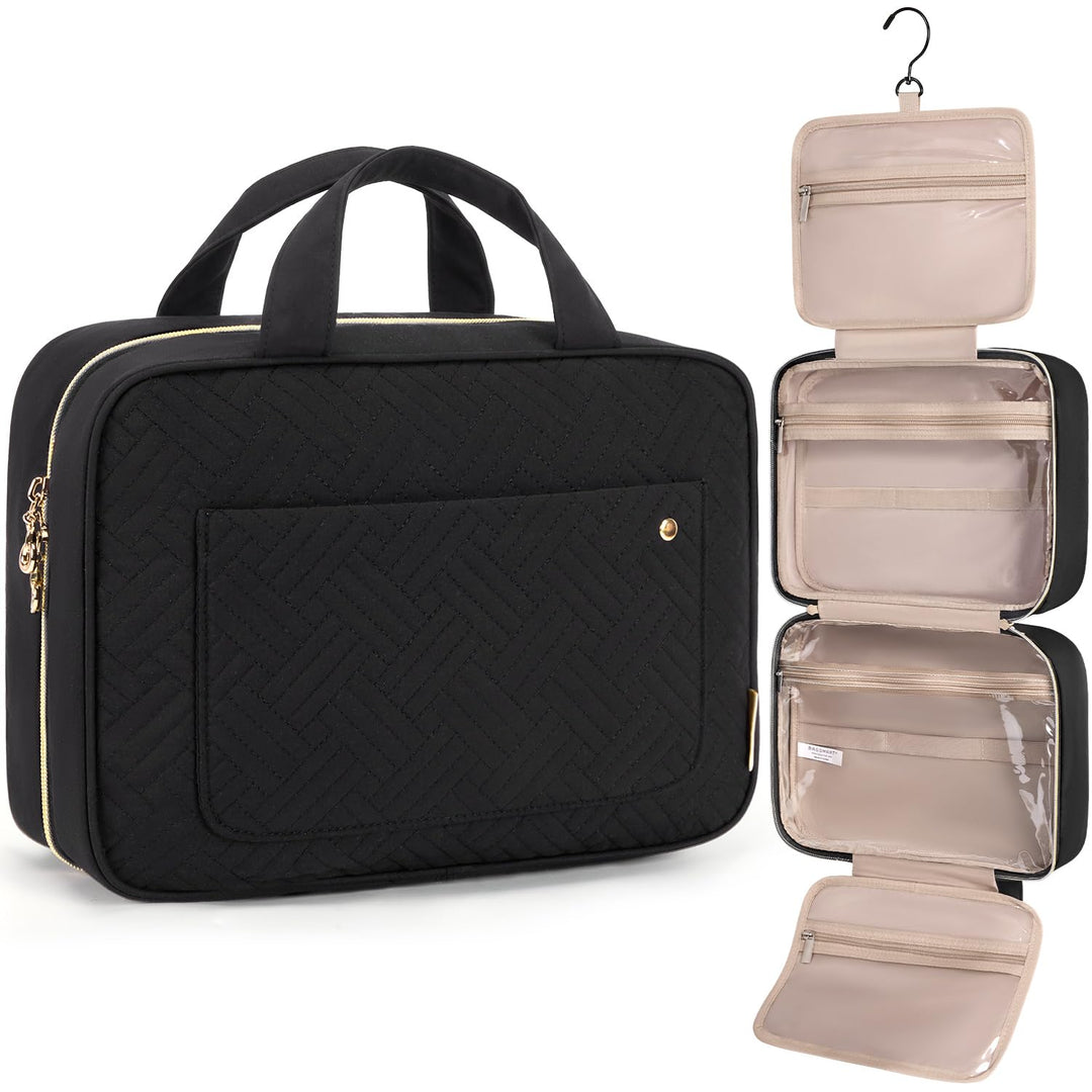 BAGSMART Kulturbeutel kulturtasche Damen, Kulturtasche zum Aufhängen, Toiletry Bag Kosmetiktasche Re