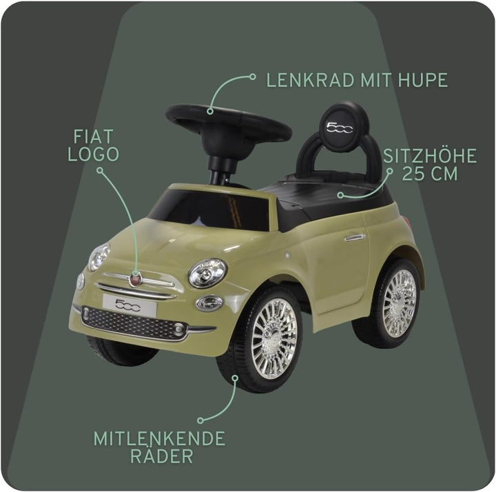 FIAT 500 Rutscher (Grün), grün