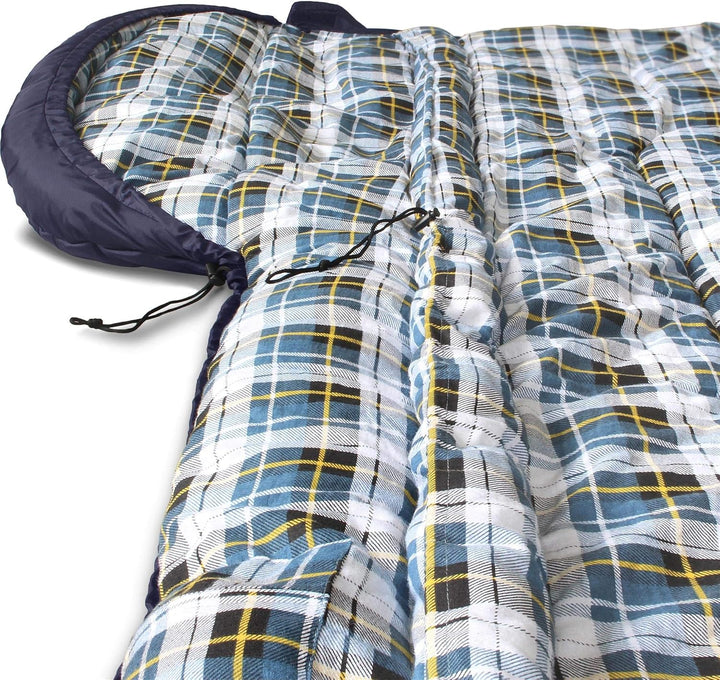 4-in-1-Funktion Extrem Outdoor Schlafsack 'Antarctica' aus Nylon Rip-Stop mit 500 + 250 g/m² Hollow