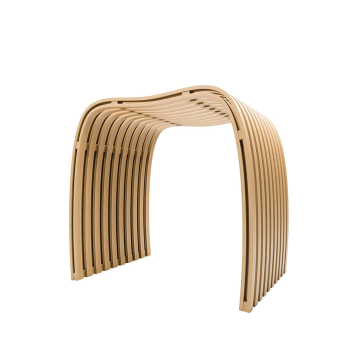 SCHULTE Badhocker aus Natur Bambus, 46 cm hoch, rutschfest, stabil, ergonomisch, komfortabel