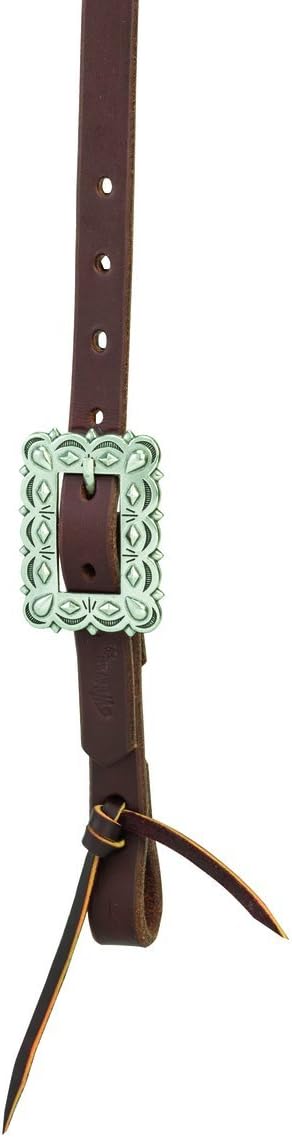 Weaver Leder Arbeiten Tack, gewelltem Hardware, Golden Chestnut Halfter mit Schiebeohren, Halfter mi