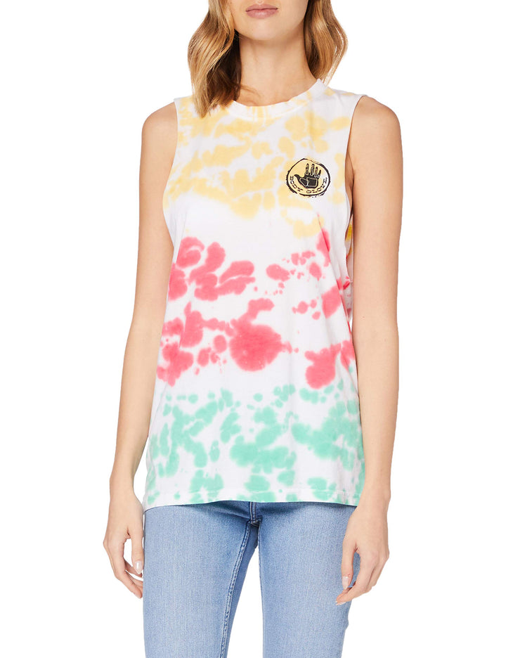 Body Glove Damen Sherbet Vest Weste XL Mehrfarbig (Pastel Tie Dye), XL Mehrfarbig (Pastel Tie Dye)