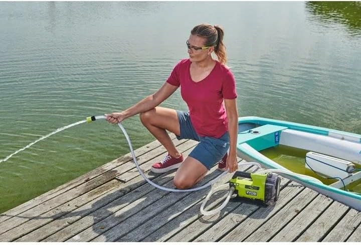 Ryobi Bürstenlose Oberflächenpumpe 18V RY18TPXA-0 Brushless versione ohne Akku und Ladegerät