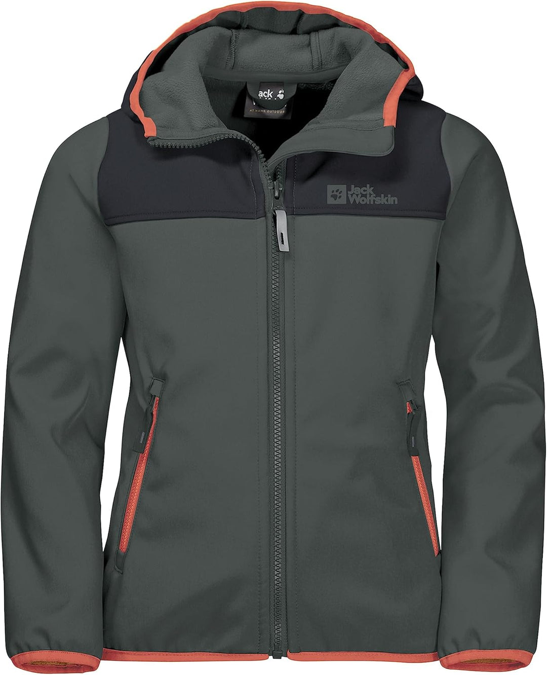 Jack Wolfskin Fourwinds Jacke für Kinder, Softshelljacke, Unisex, Kinder 152 slate green, 152 slate