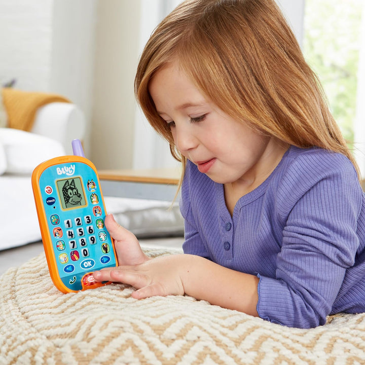 VTech Bluey Lernhandy – Mit den Originalstimmen von Bluey und Bingo und spannenden Lernspielen – Für