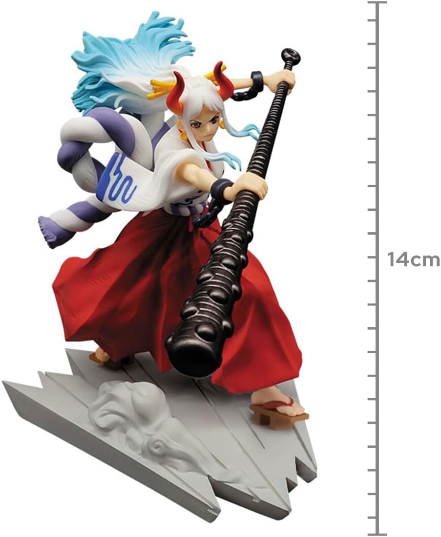 BANPRESTO Figur Statue One Piece Yamato Senkozekkei - Höhe 11cm - Mehrfarbig, Yamato