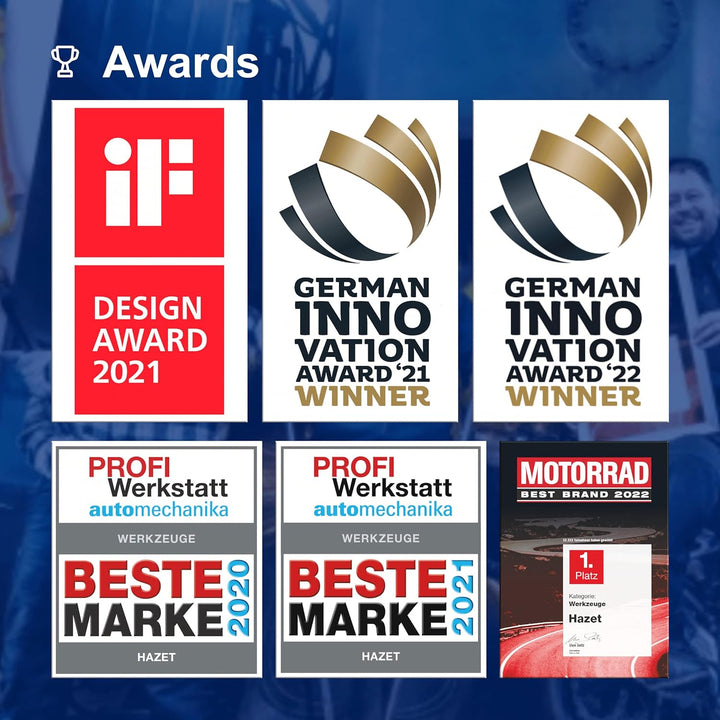 HAZET Öl-Filter-Schlüssel 2169-76K | passendes Werkzeug für verschiedene Ölfilter mit einem Durchmes