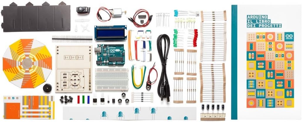 Official Arduino Starter Kit [K010007] (Italian Project Book) - Komplettset zum Erlernen von Elektro