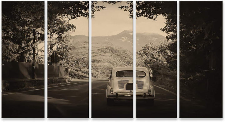 islandburner Bild auf Leinwand Old Fashioned Auto Retro Vintage Bilder Wandbilder Poster Leinwand 17