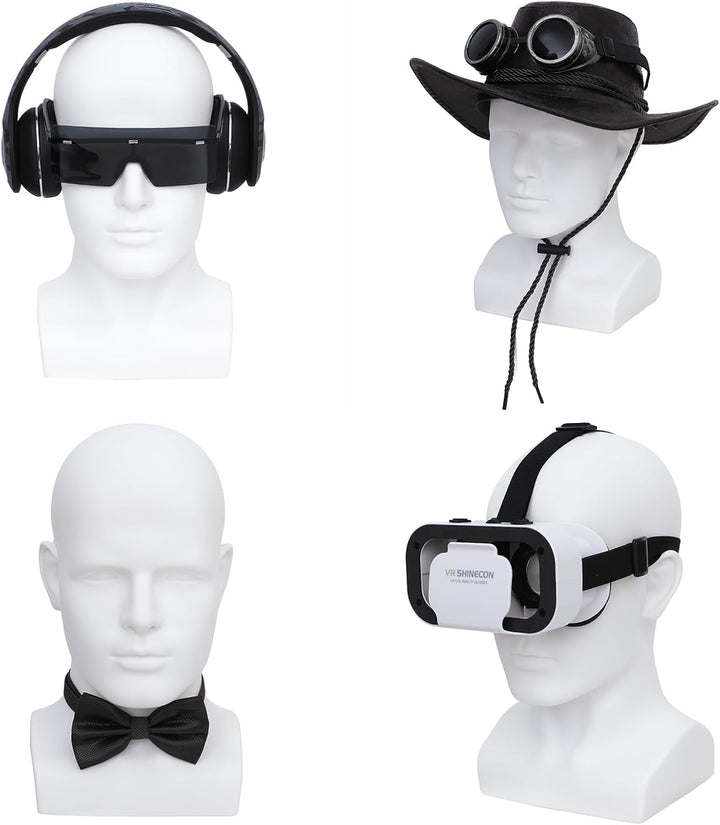 Männlicher Mannequin-Kopf Professioneller Kosmetik-Übungskopf für die Präsentation von Headsets, Kop