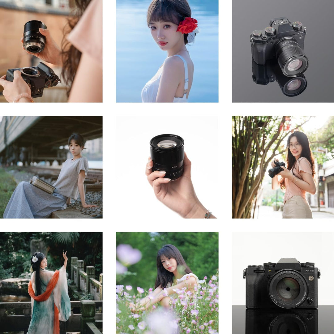 TTArtisan AF 75mm F2-Objektiv Vollformat-Porträtobjektiv, grosse Blende, leichtes STM AF-Autofokusob