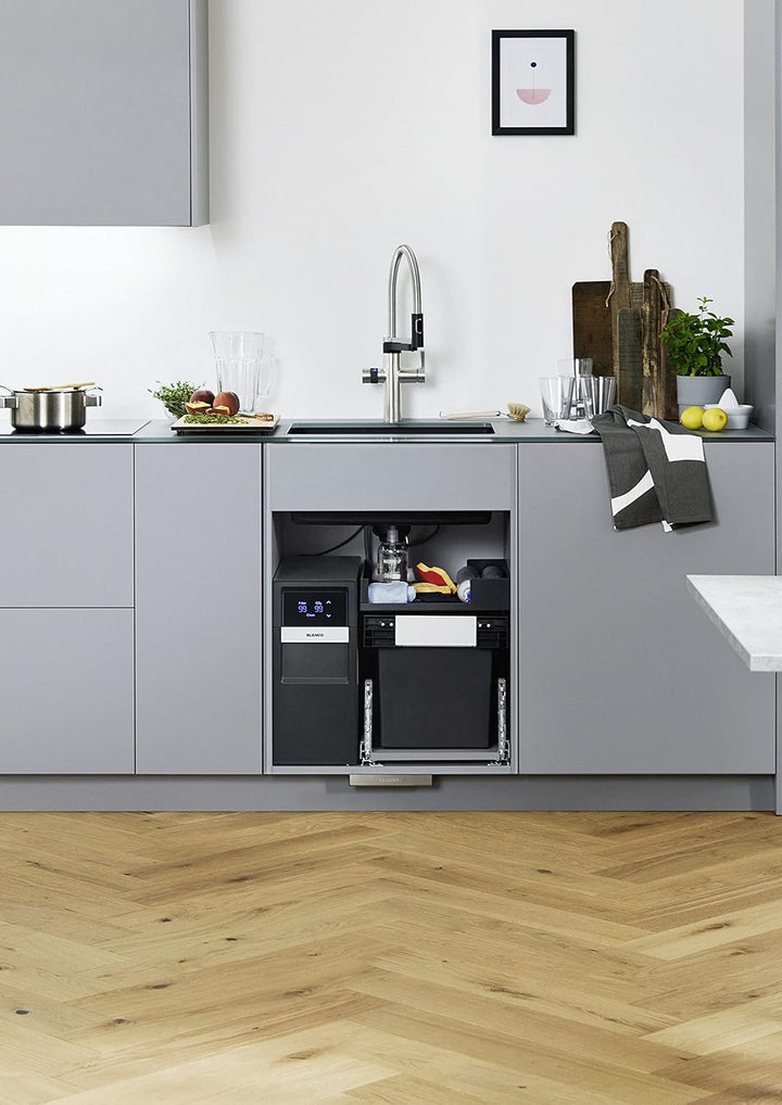 BLANCO drink.soda EVOL-S Pro PVD Steel | Multifunktionales Soda-Wassersystem | Gekühltes Wasser in s