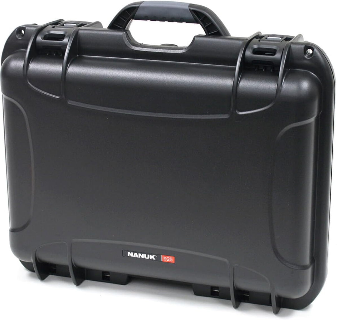 Nanuk 925 Wasserdichter Hartschalenkoffer Mit Plüschschaumeinlage - Schwarz Würfelförmiger Schaumsto