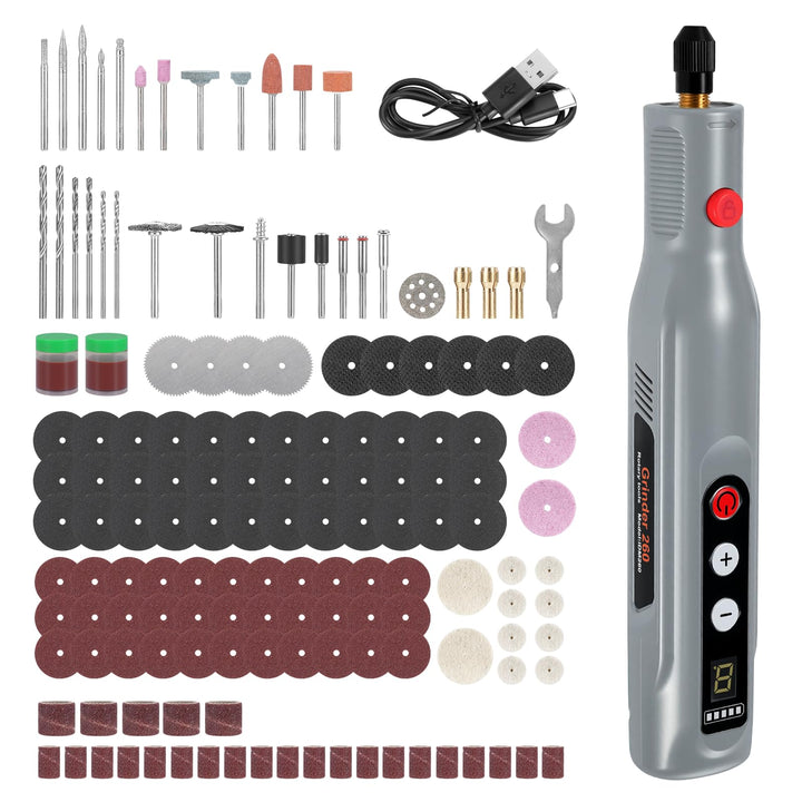 Multifunktionswerkzeug Akku Gravierstift Kabellos Gravur Werkzeug Kit, Mini-Rotationswerkzeug Tragba