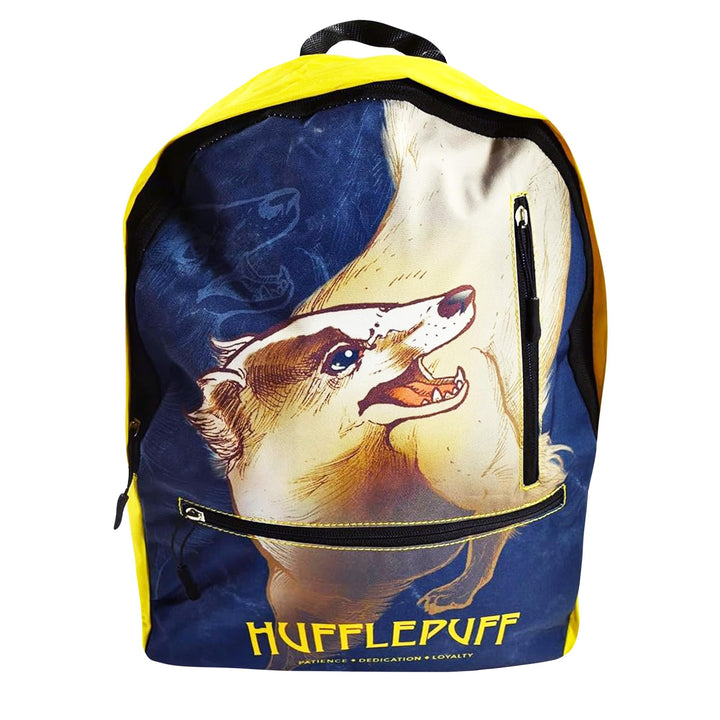 Harry Potter Rucksack (Hufflepuff Design) 30cm x 40cm x 12cm - Offizielles Lizenzprodukt