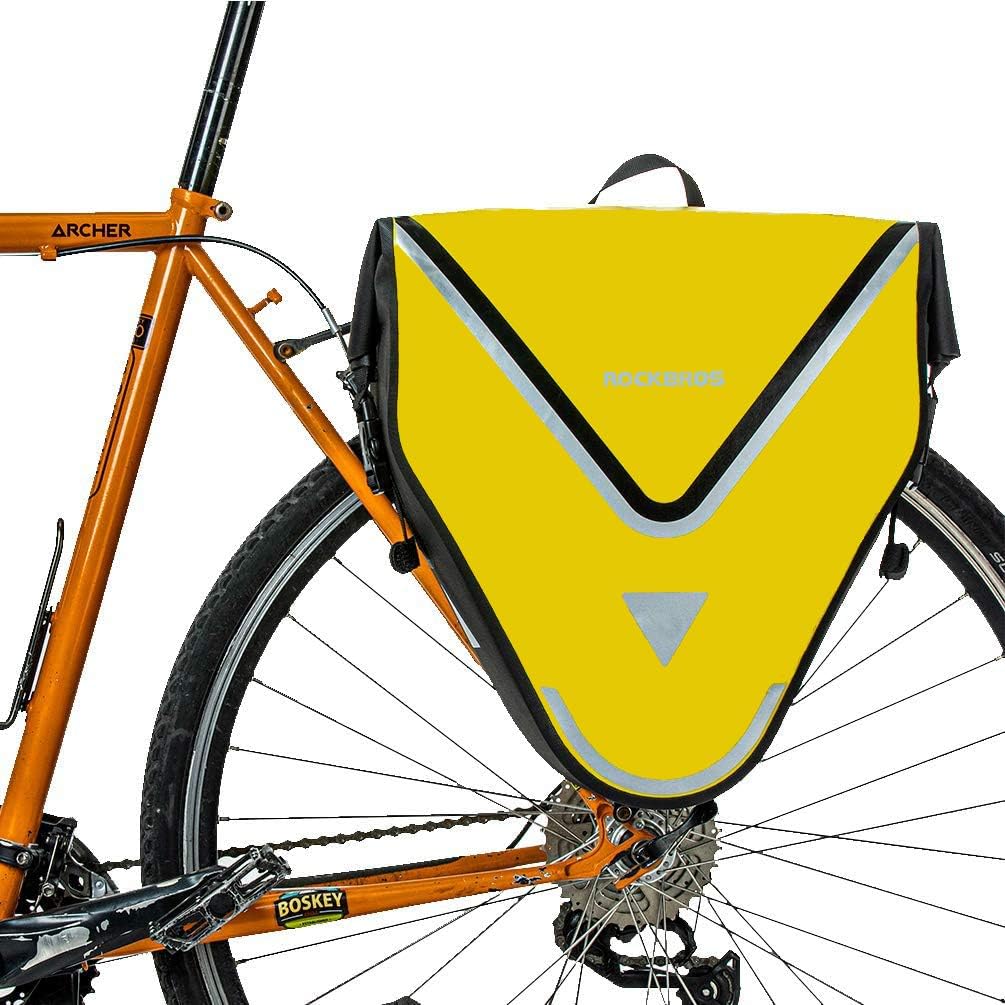 ROCKBROS Fahrrad Gepäckträgertasche Fahrradtasche 100% wasserdichte Transporttasche Hinterradtaschen