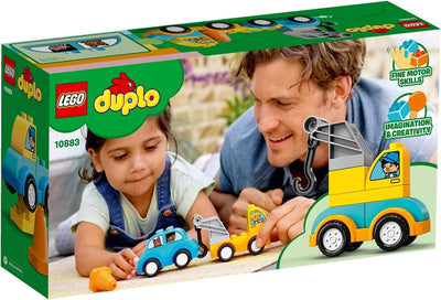 LEGO 10883 DUPLO Mein erster Abschleppwagen, Bauset mit Spielzeugauto für Jungen und Mädchen im Alte