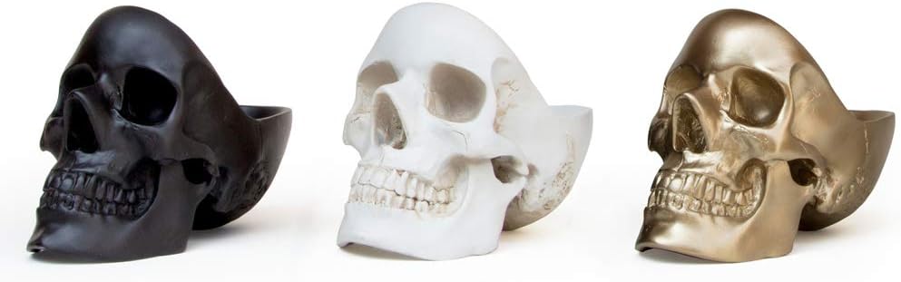 Suck UK Skull Tidy | Schale in Schädelform | Stiftehalter | Aufbewahrungsbehälter für Accessoires| S
