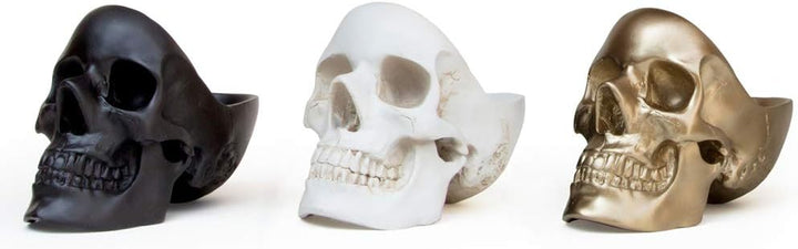 Suck UK Skull Tidy | Schale in Schädelform | Stiftehalter | Aufbewahrungsbehälter für Accessoires| S