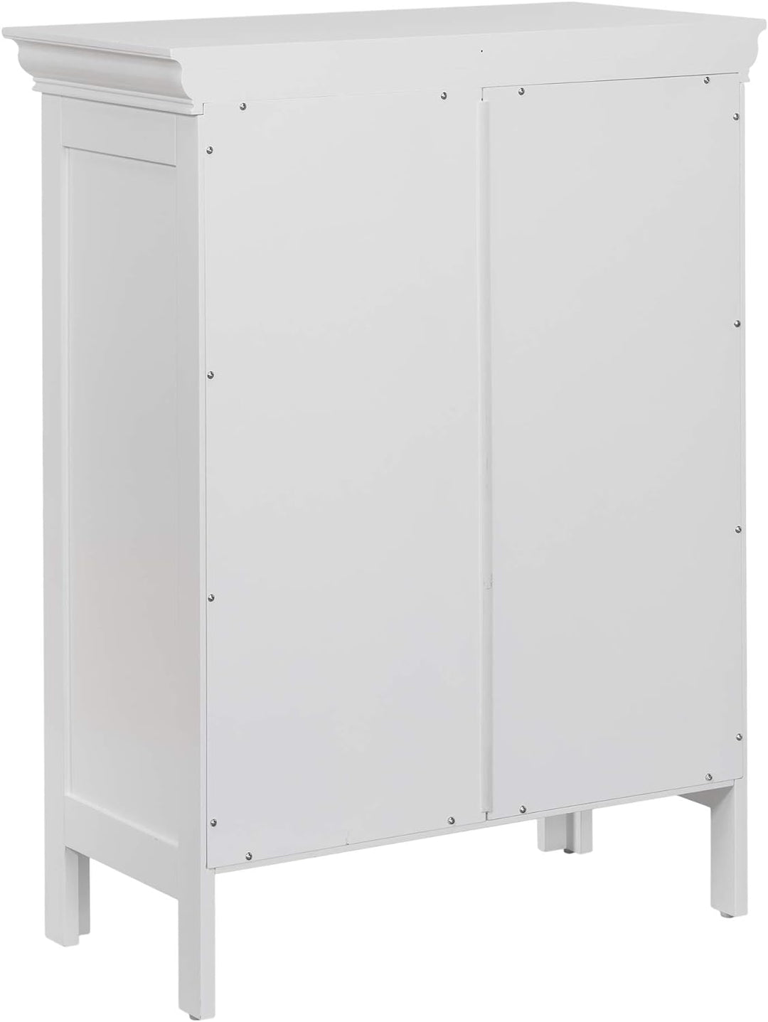 Teamson Home Stratford Badezimmerbodenschrank weisse ELG-676 mit 2 Regalen