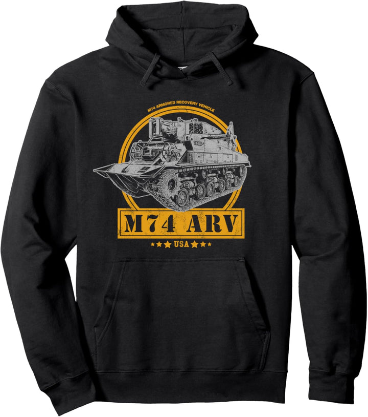 M74 Panzer-Bergungsfahrzeug Pullover Hoodie