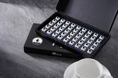 Akko V3 Pro Switch für Mechanische Tastatur, Linear Switches, 5 Pin 45gf, Mahjong-Sound, MX Tastensc