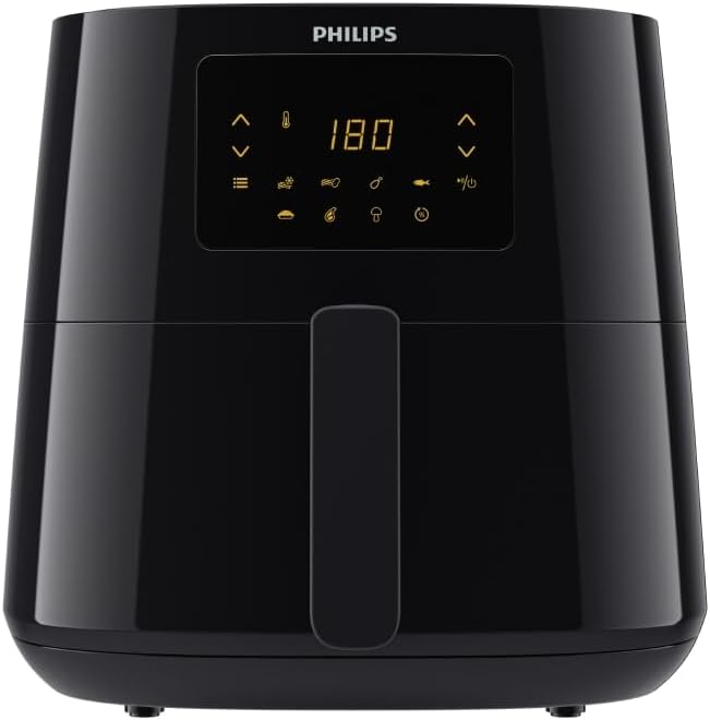 Philips Essential Airfryer XL - 6.2L, Fritteuse ohne Öl, Rapid Air Heisslufttechnologie, Touchscreen