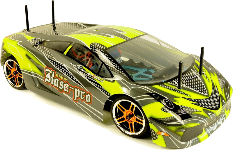 Amewi 21028 Kasa Pro Brushless 1:10, RTR Tourenwagen, Gelb