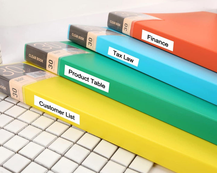 15x Kompatible für Dymo Letratag Etikettenband Papier 12mm x 4m, Kompatibel mit Dymo Letratag Schrif