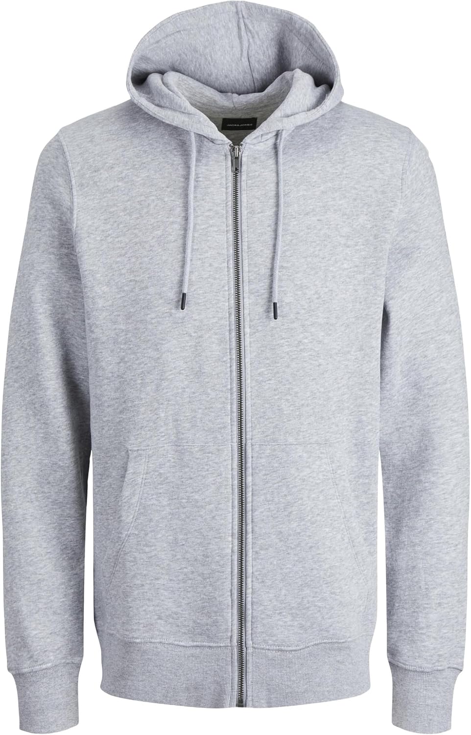 JACK & JONES Male Kapuzenjacke Einfarbig Kapuzenjacke XS Light Grey Melange, XS Light Grey Melange