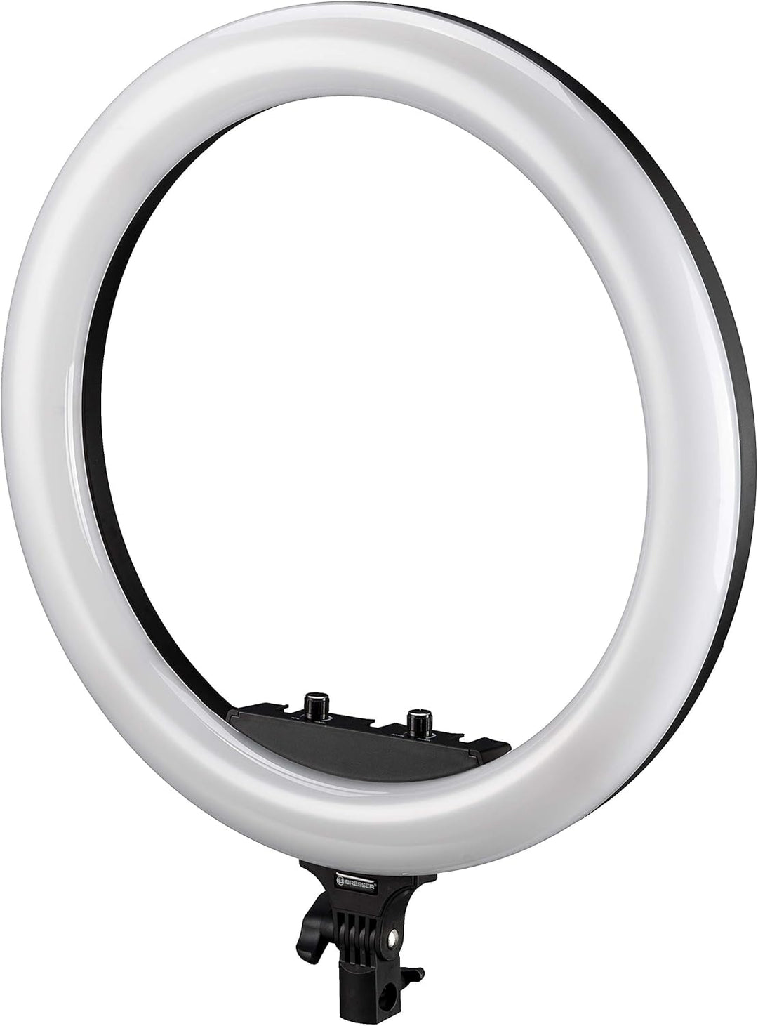 Bresser LED Ringleuchte 48W dimmbar für Smartphone Kamera Vlogger Beauty Influencer 4800 Lumen