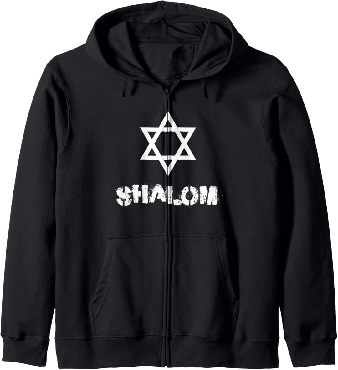 Jewish Shabbat Shalom Star of David Y'all Frieden Stern Kapuzenjacke