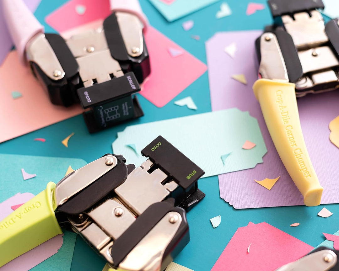 We R Memory Keepers CROP-A-DILE CHOMPER STUB/DECO, Stub & Deco