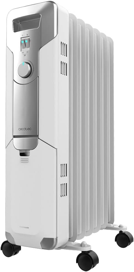 Cecotec Ölheizkörper ReadyWarm 7000 Space. 1500 W Ölheizkörper mit 7 heizrippen und 3 Leistungsstufe