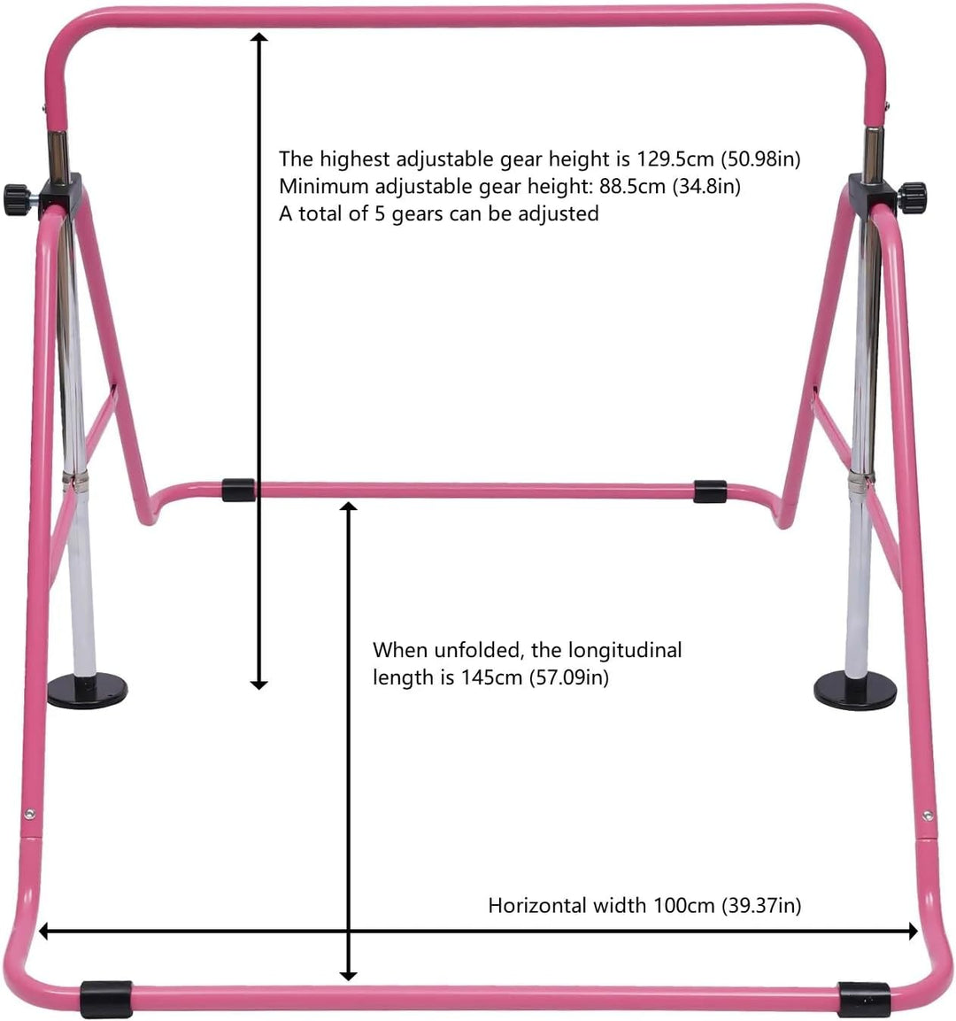 Gymnastik Reck Stufenbarren Klimmzugstange Turnen Sport Stable Stange Horizontale Garten TurngeräT T