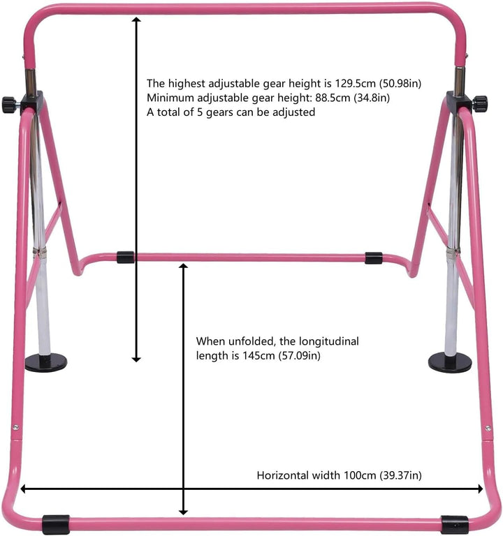 Gymnastik Reck Stufenbarren Klimmzugstange Turnen Sport Stable Stange Horizontale Garten TurngeräT T