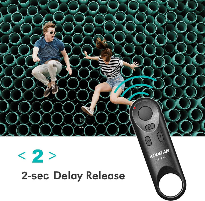 AODELAN Bluetooth Fernauslöser BR-E1A Wireless Shutter Kabelloser Fernbedienung für Canon EOS R, EOS