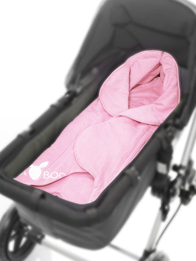 Wallaboo Einschlagdecke Fleur für Babyschale, Autokinderstitz, für Kinderwagen, Susse Blumenform, 0