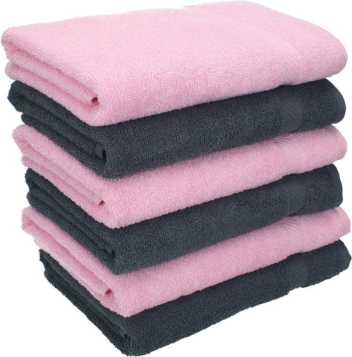 Betz Handtuch 6er Pack Handtücher Set Palermo Grösse 50x100 cm 100% Baumwolle - gut trocknend, leich