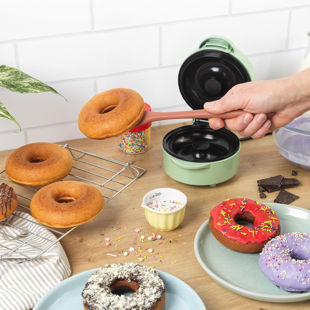 Giles & Posner Doughnut Maker – Einzelne grosse Donut-Maschine, PFAS-freie Antihaftbeschichtung, lei