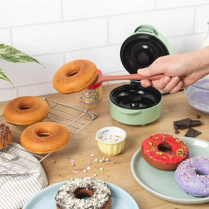 Giles & Posner Doughnut Maker – Einzelne grosse Donut-Maschine, PFAS-freie Antihaftbeschichtung, lei